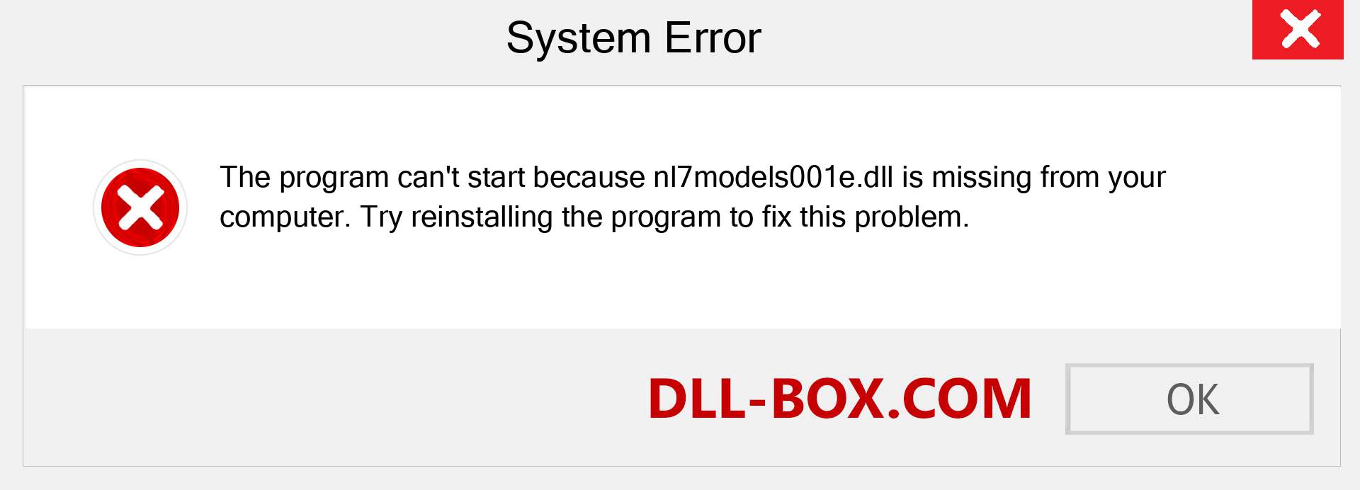  nl7models001e.dll file is missing?. Download for Windows 7, 8, 10 - Fix  nl7models001e dll Missing Error on Windows, photos, images